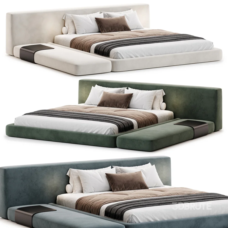 Bed Garda Design With Wide Headboard Image 1