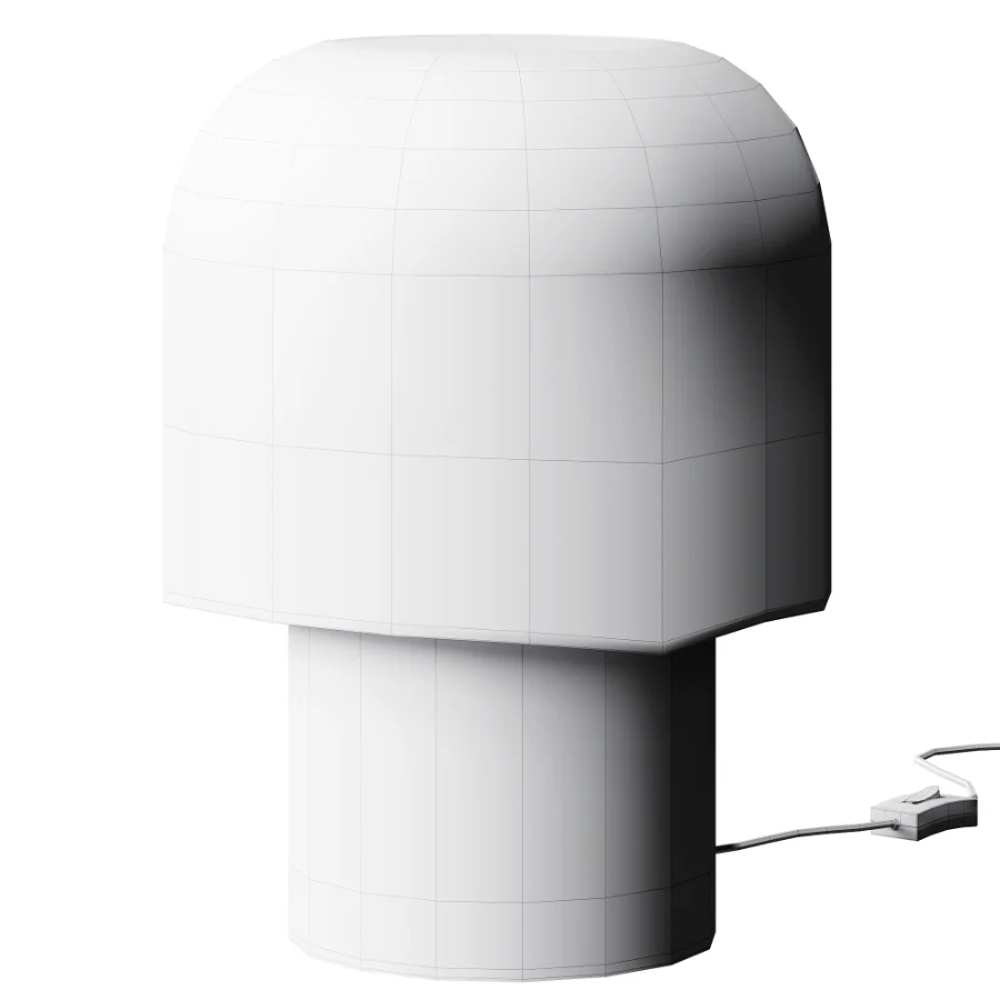 Zara Home Ceramic Mushroom Table Lamp Image 4