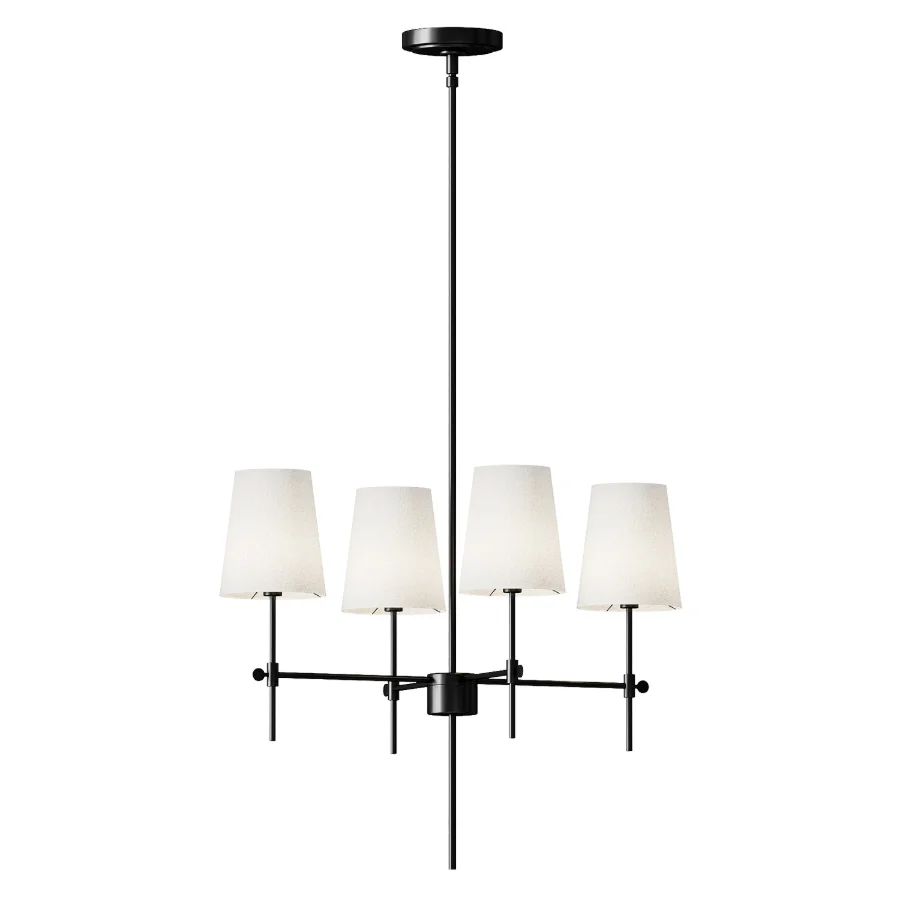 Agathon 4 Light Dimmable Chandelier Image 3