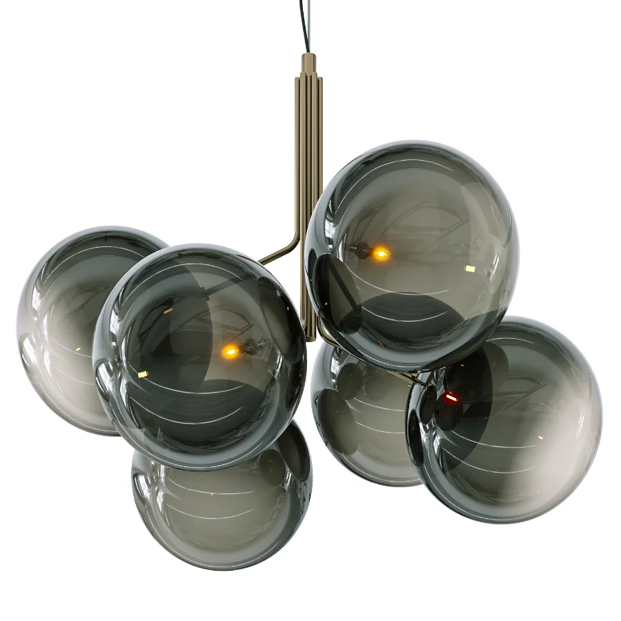 Bolle Cielo 6 Spheres Suspension Lamp Image 1