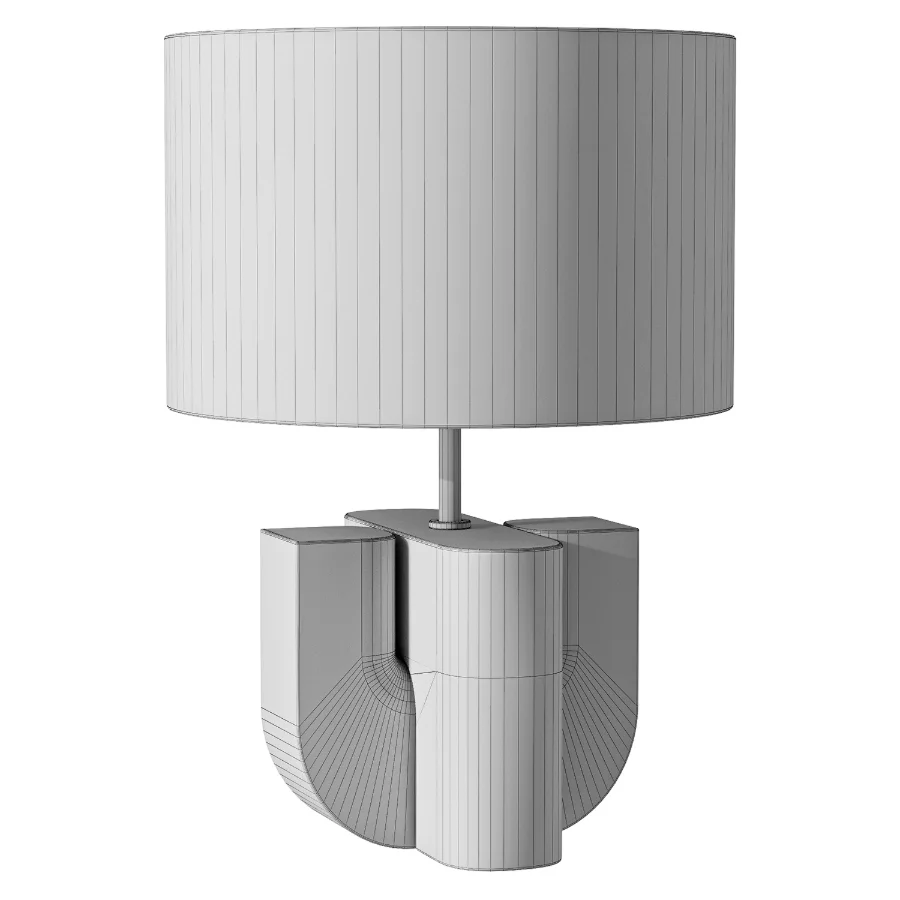 Peniche Travertine Table Lamp CB2 Image 1