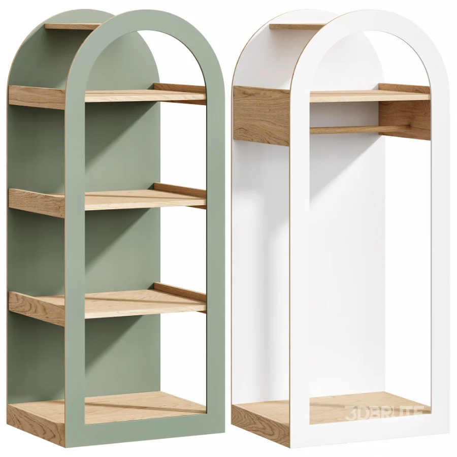 Arched Dresser Sage By PSE Image 1