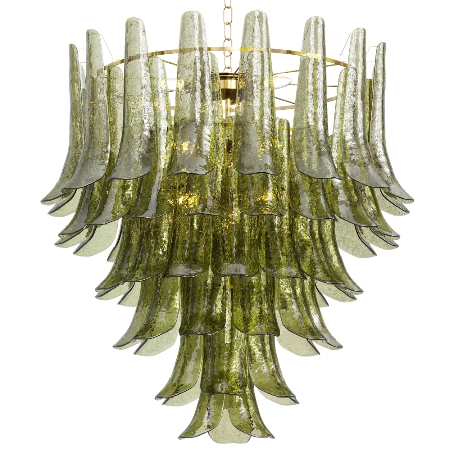 Lobby Green Chandelier By Lampatron Image 1
