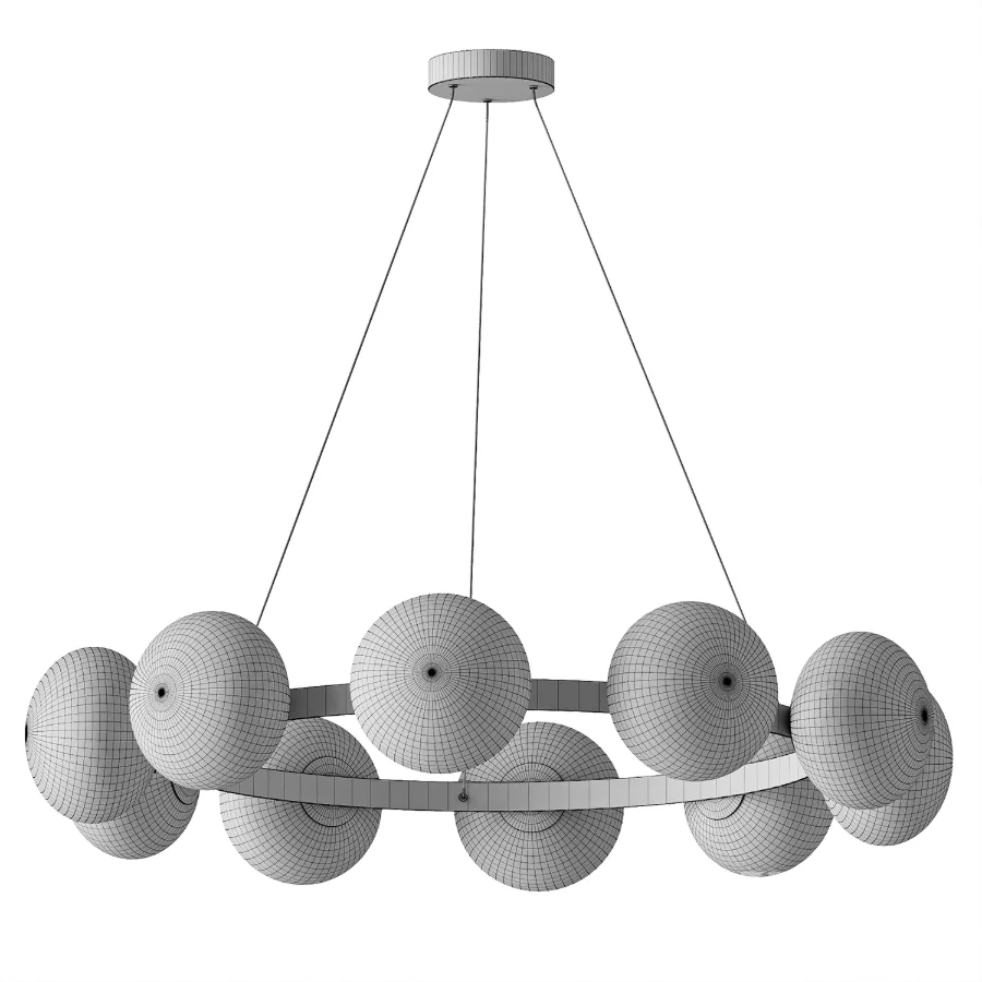 CB2 Curie Chandelier Image 4