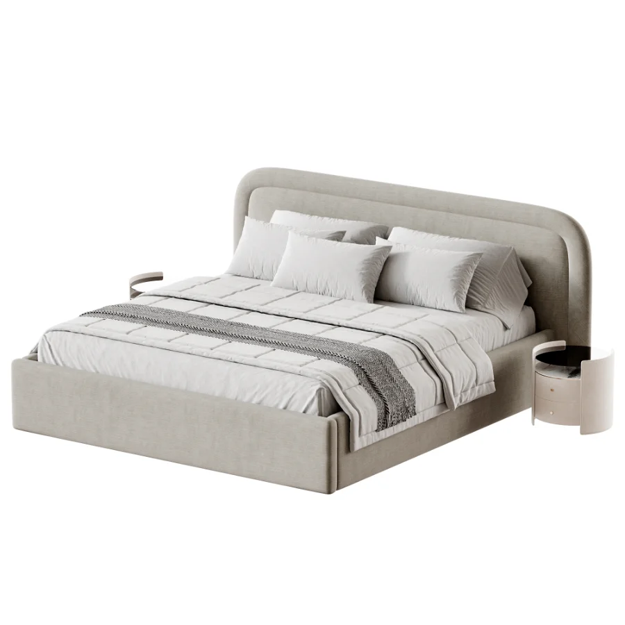 Rounded Panels Bed Image 3