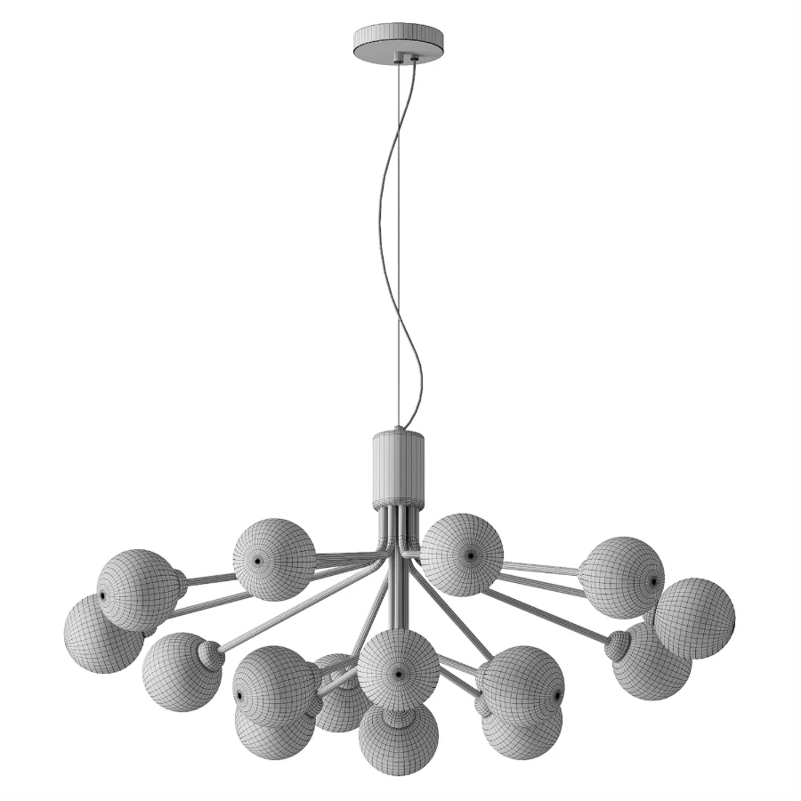 Possini Euro Davina LED Sputnik Chandelier Image 4