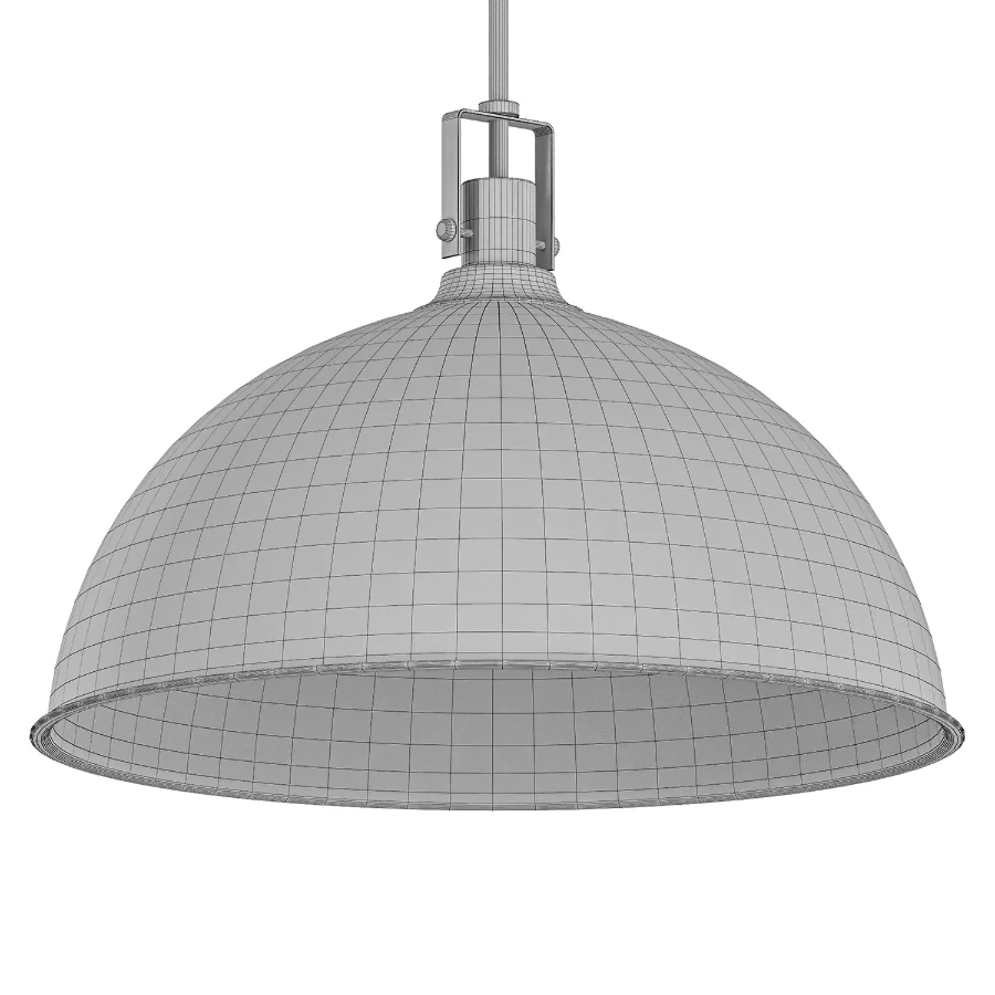 Single Dome Kitchen Island Pendant Light Image 4