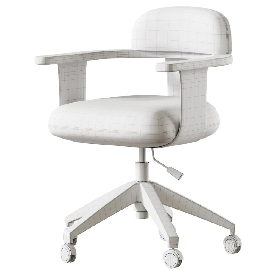 Manta D Swivel Office Armchair Image 4