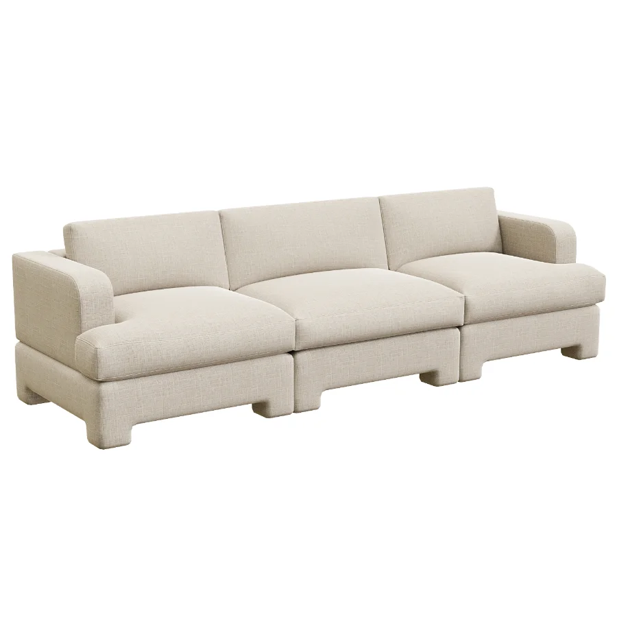 Jolie 3 Piece Modular Sofa Image 3