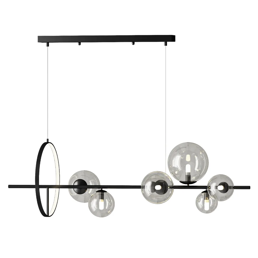 Ankur Ariel Modern LED Ring Chandelier Image 2
