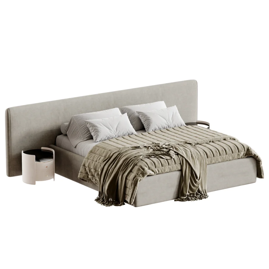 Japandi Double Bed Image 3