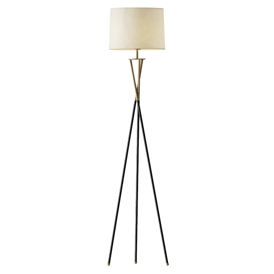 Contemporary Nordic Tripod Floor Lamp NineLighting Image 2