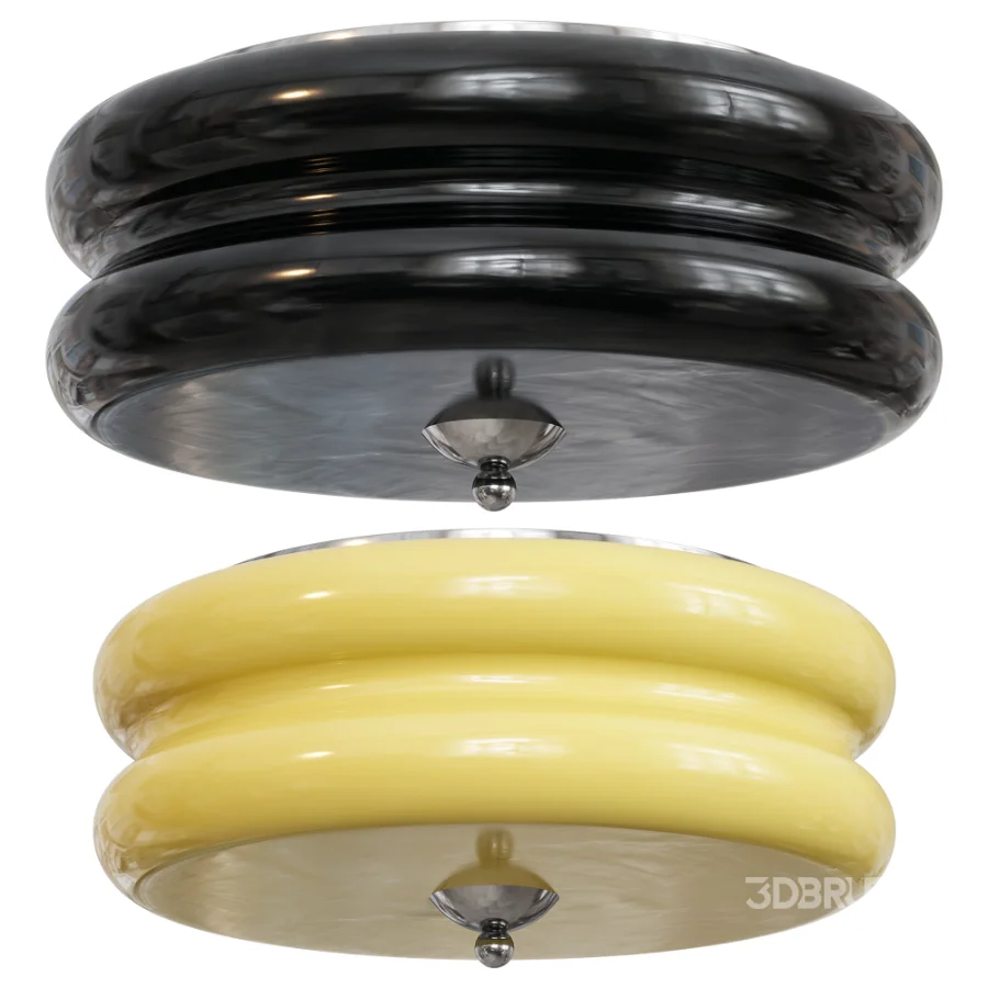 Art Deco Vintage Ceiling Light Image 3