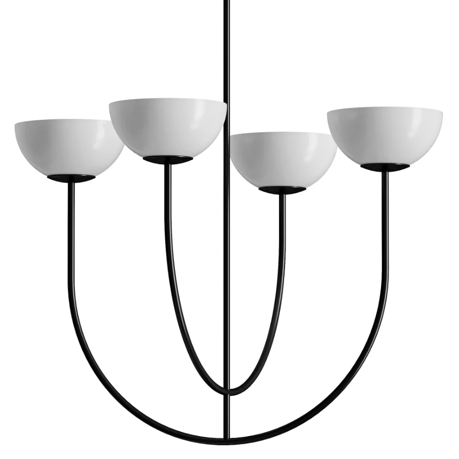 Dantone Home Poem 4 Light Chandelier Image 2