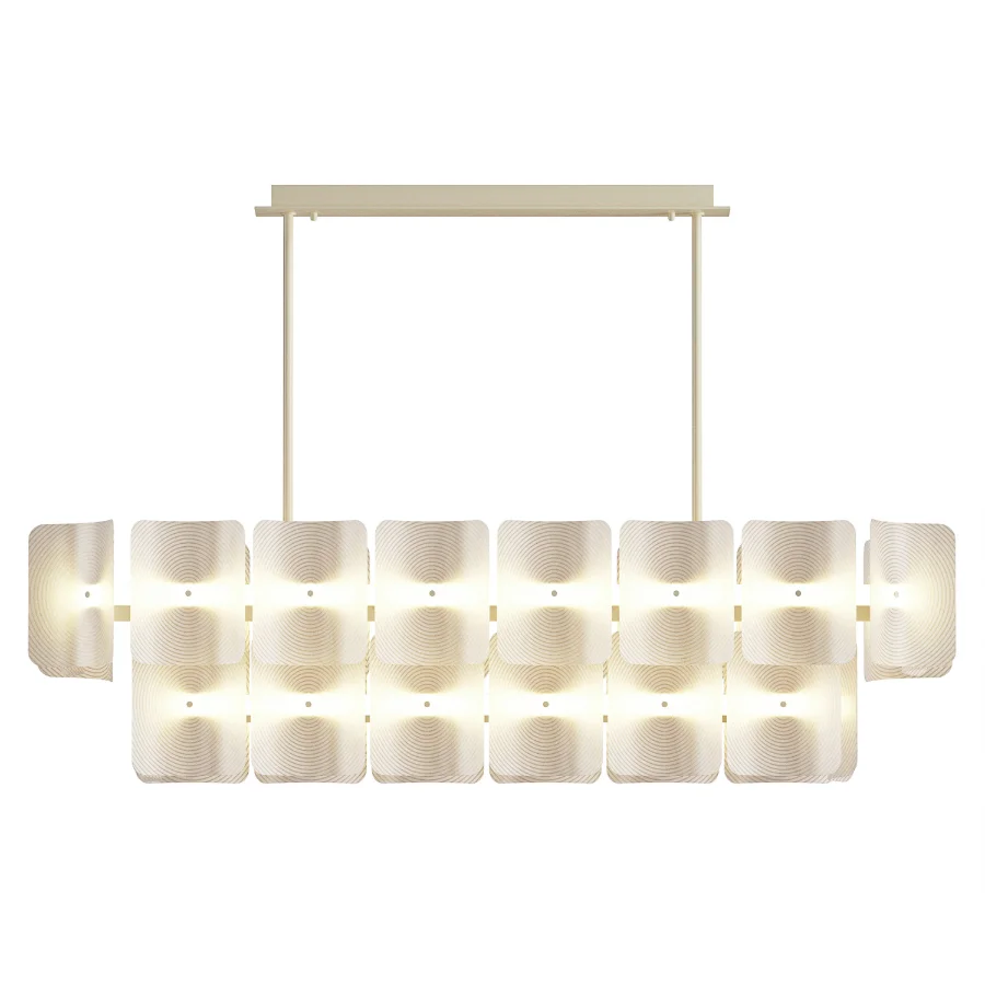 Fingerprint Linear Chandelier Image 1