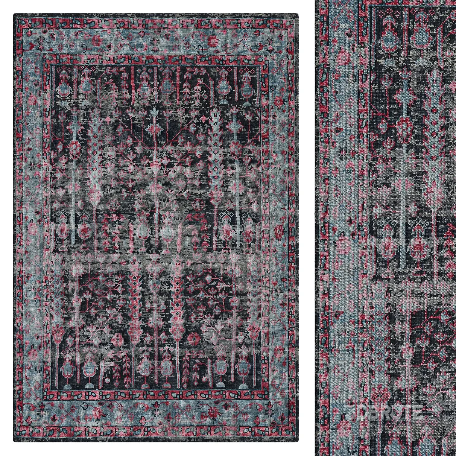 Lukin Wool Oriental Area Rug Image 1