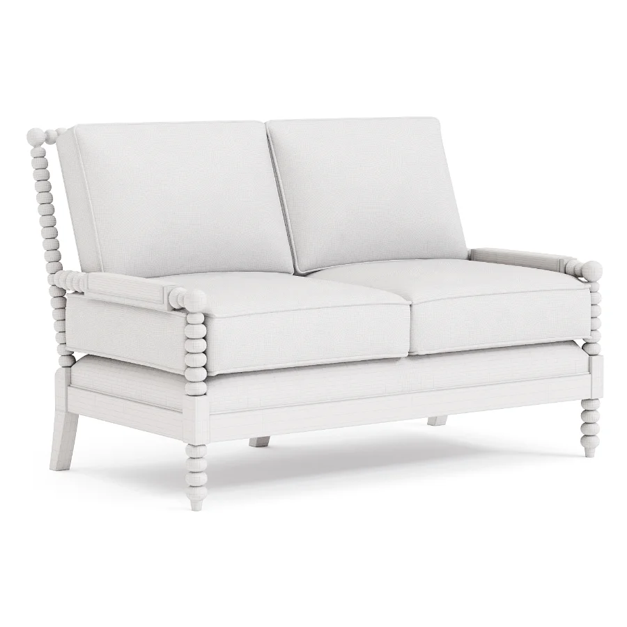 Spindle Settee Old Hickory Tannery Image 1