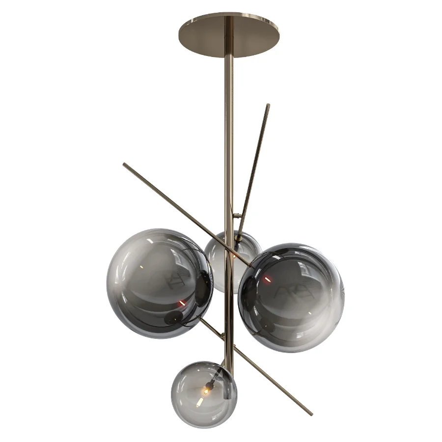 Bolle Suspension Lamp 4 Spheres LED Image 1