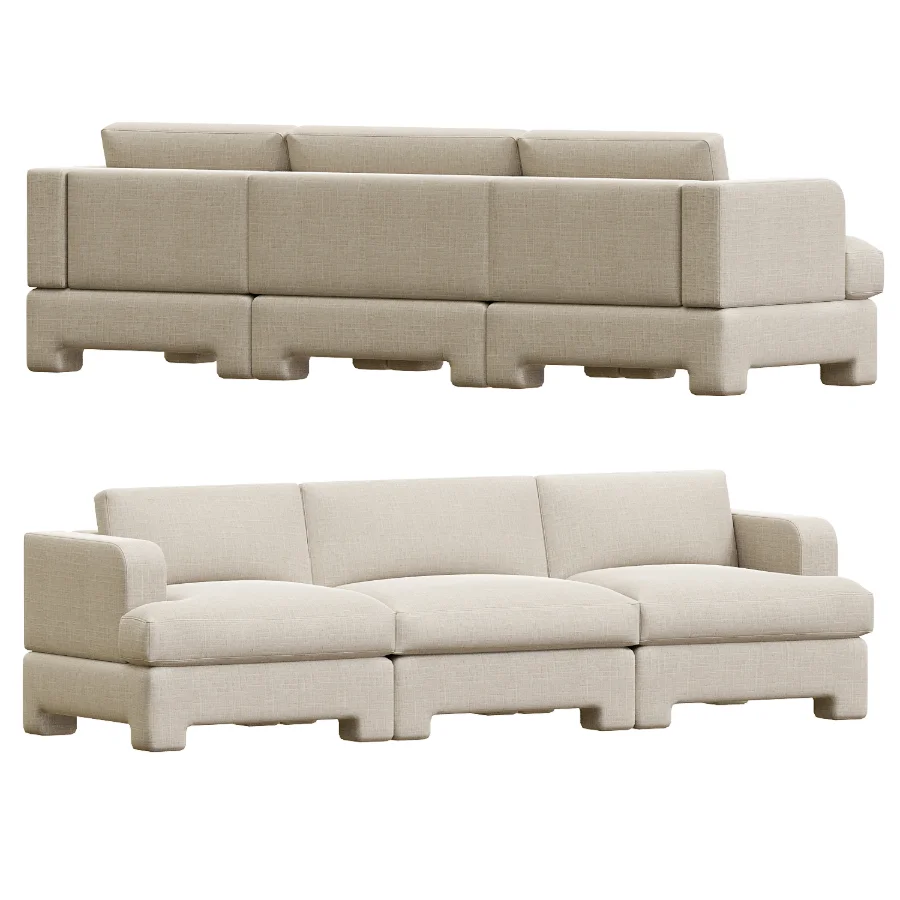 Jolie 3 Piece Modular Sofa Image 4