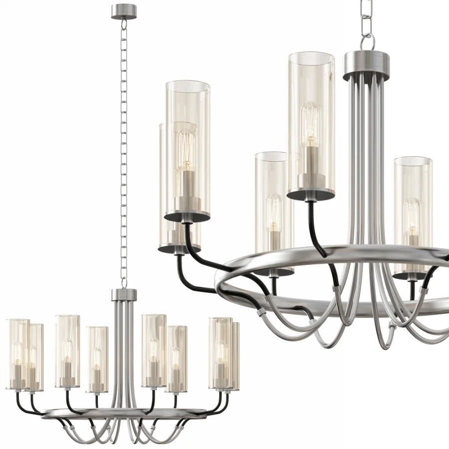 Elegant Modern Gold Chandelier By Staunton Henry Image 4