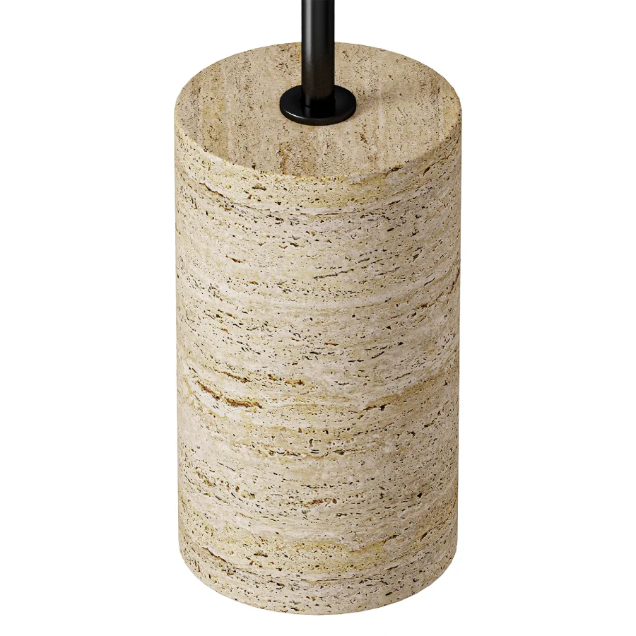 Delmare Matte Column Floor Lamp Image 3