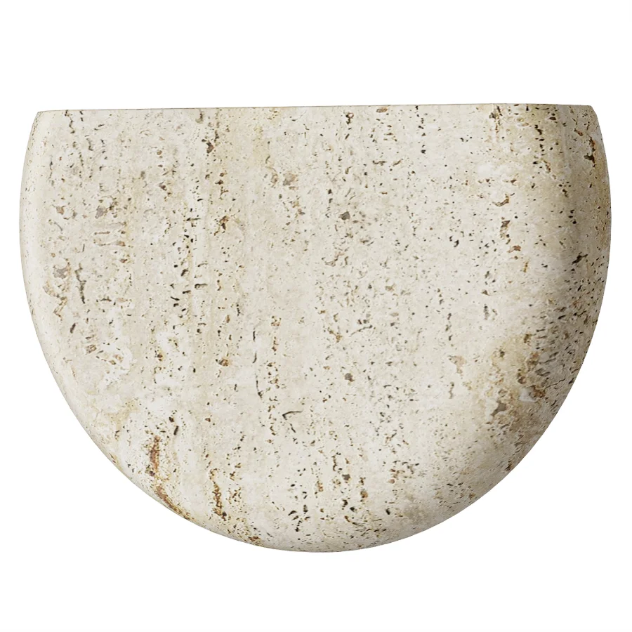 Travertine Wall Sconce Image 2