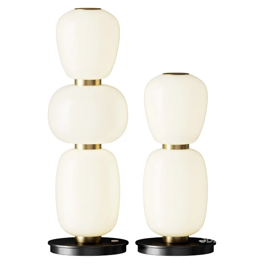 Kace Triple StackTable Lamp Image 1