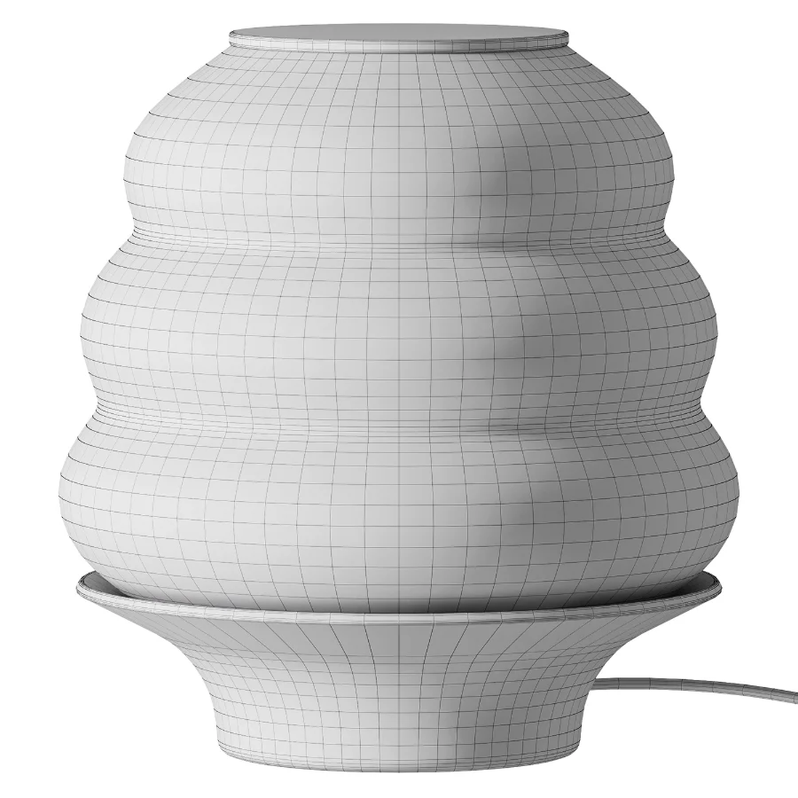 Jonathan Y White Brown LED Table Lamp Image 3