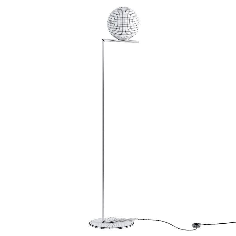 Sphere Stem Light Floor Lamp Image 2