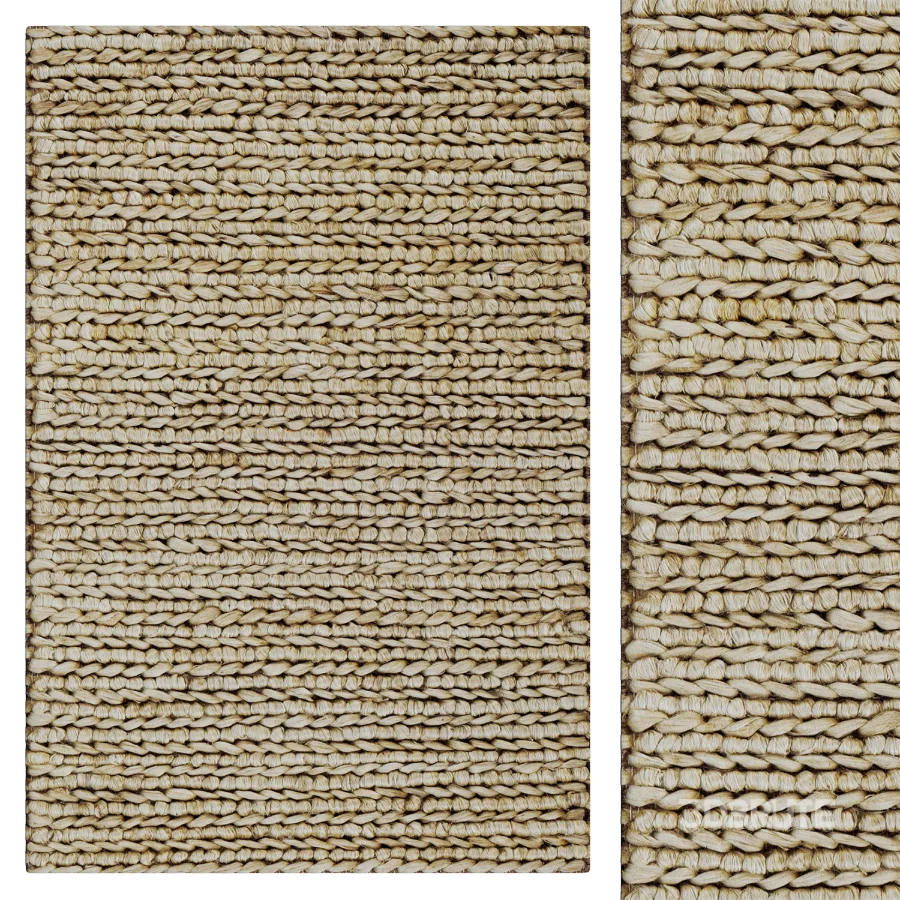 Jute Handwoven Natural Rug Image 1