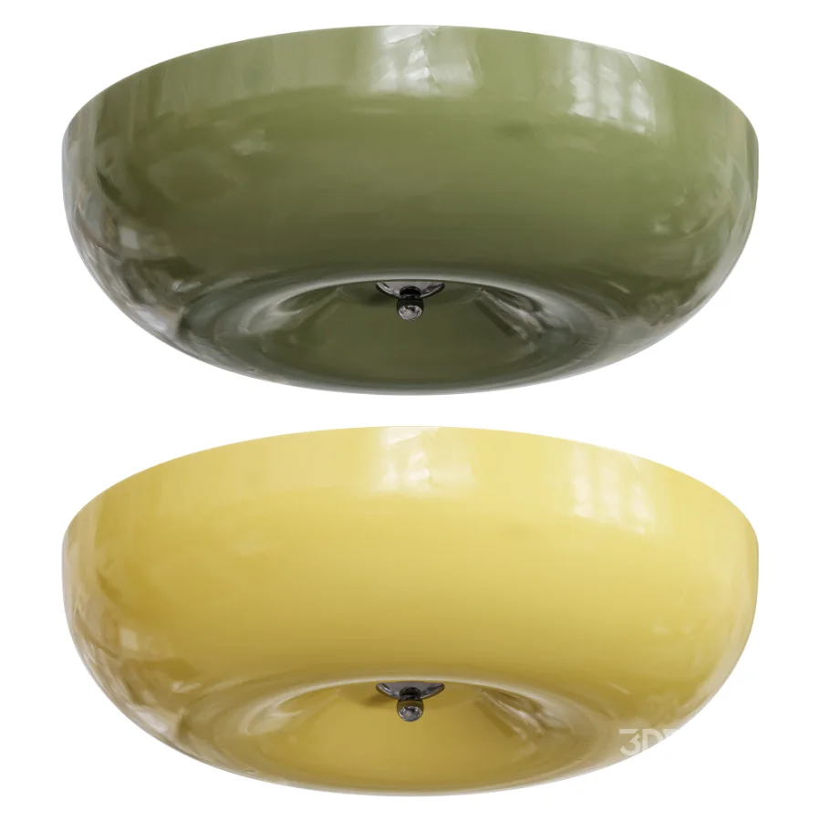 Swirl Glass Ceiling Lamp Image 4