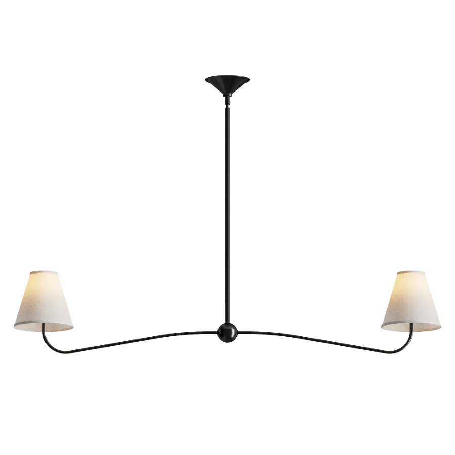 Fibura Modern Chandelier 2 heads Image 2