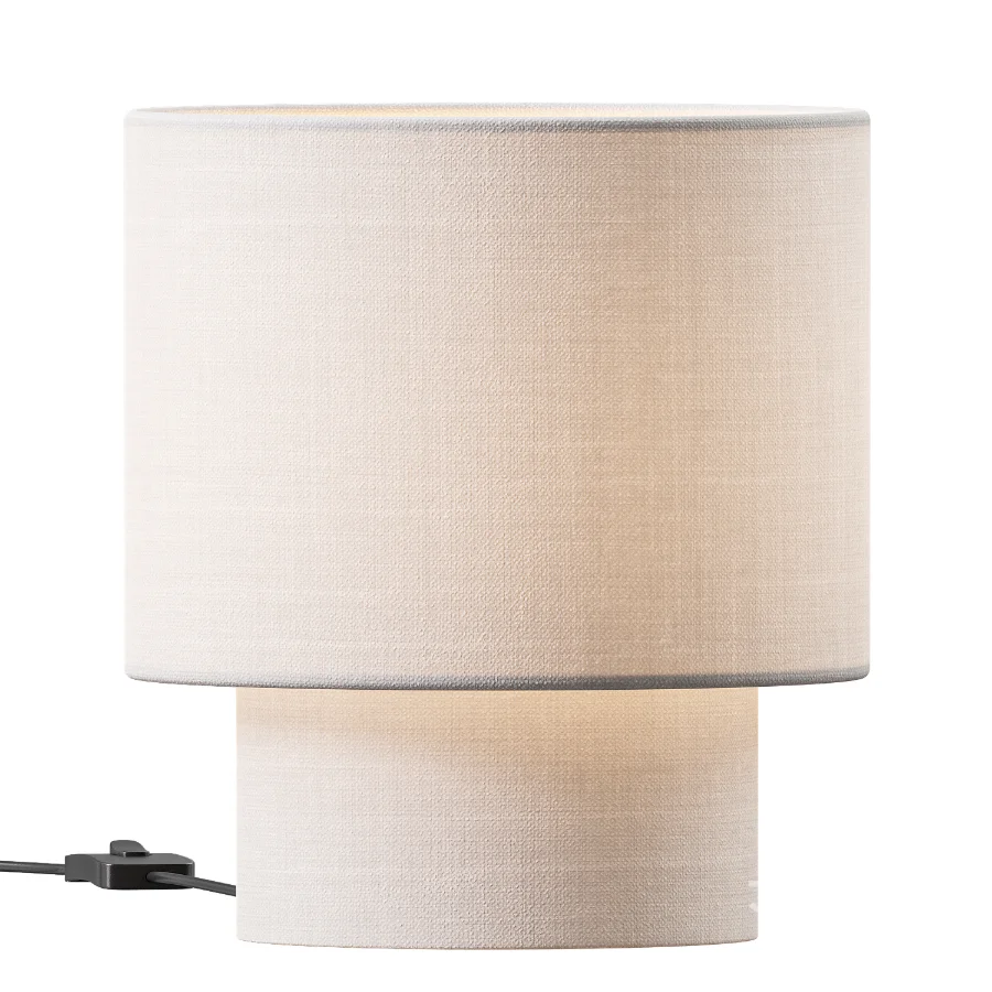 Covered Table Lamp Image 3