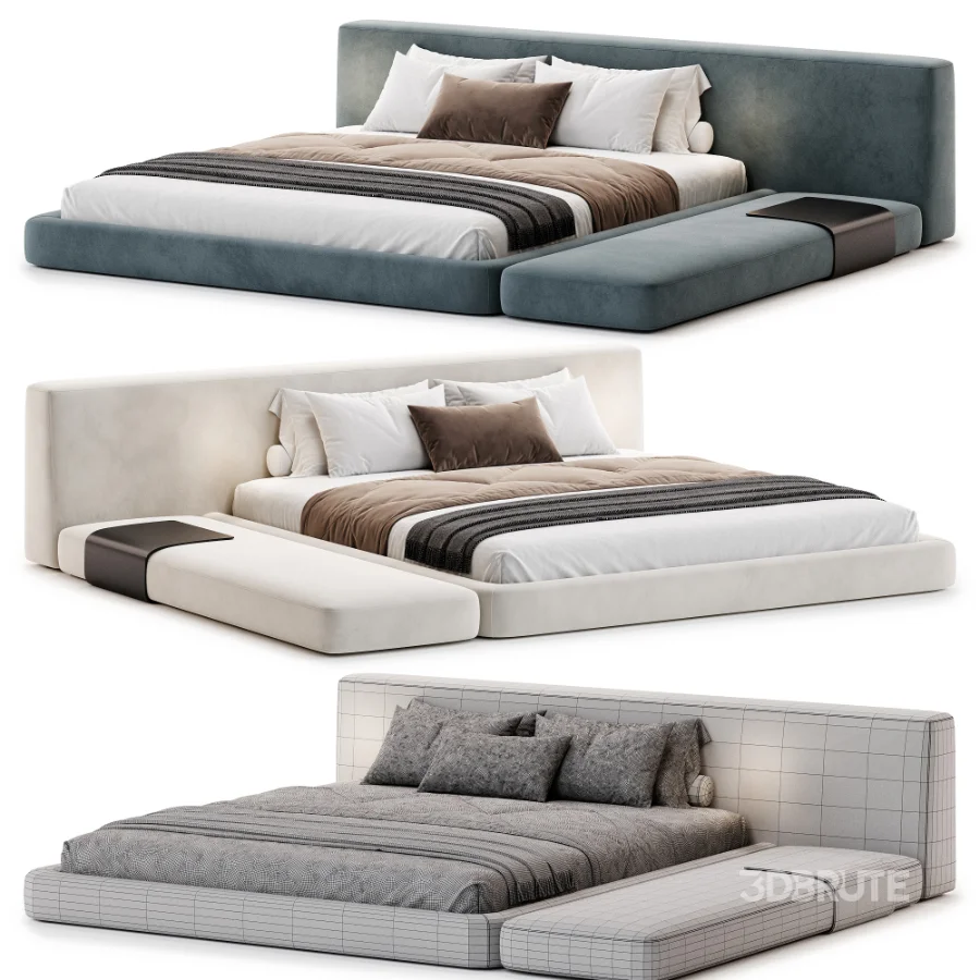 Bed Garda Design With Wide Headboard Image 4