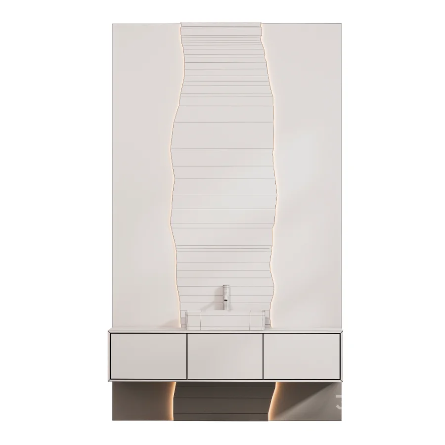 Travertine Bathroom Furniture Set 07 Image 4