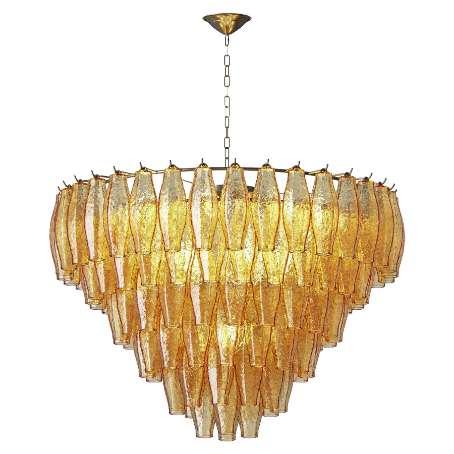 Venini Murano Glass Chandelier Image 4