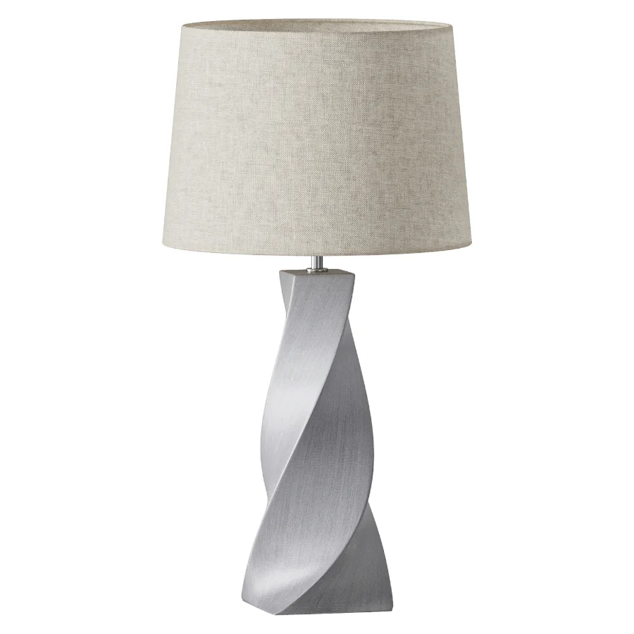 Table Lamp BELAYA Ceramic Grey Image 2