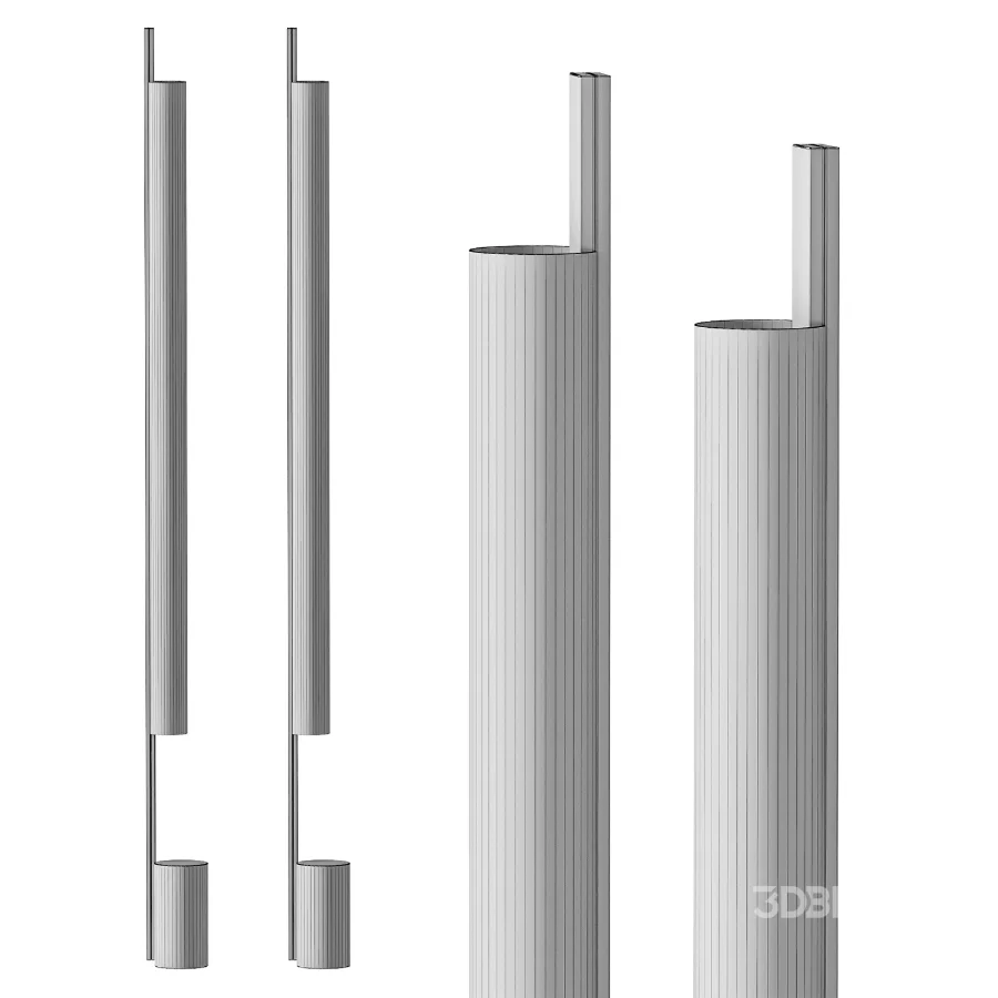 Panzeri Ombra Fabric Floor Lamp Image 3