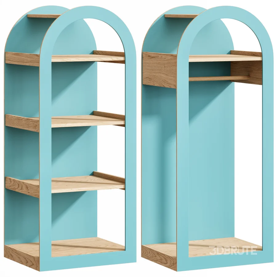 Arched Dresser Sage By PSE Image 3