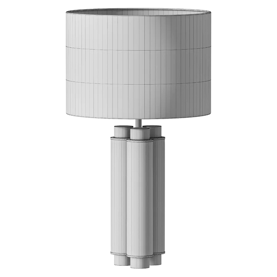 3 Clump Travertine Table Lamp Brilliant Maker Image 3