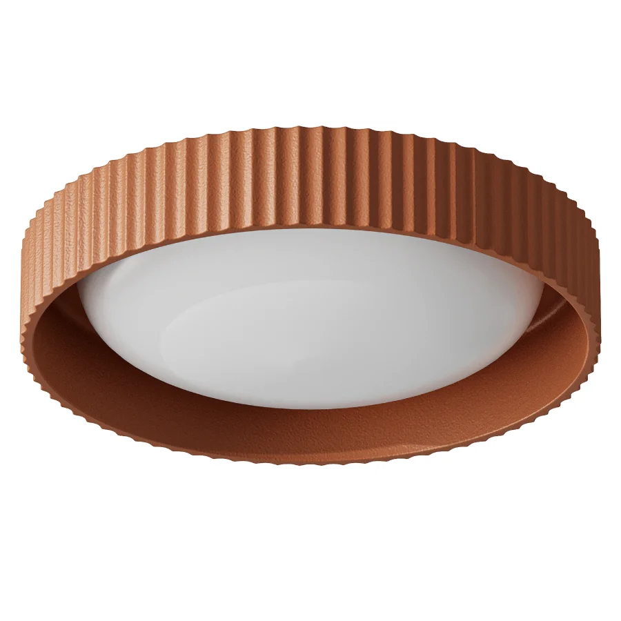 Lavra Colorful Gypsum Concrete Round Ceiling Light Image 4