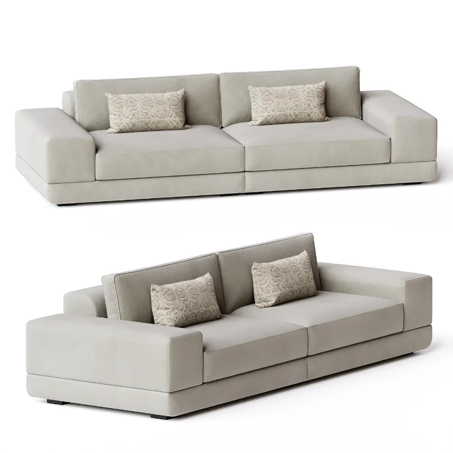 Light Gray Sofa Severino Image 2