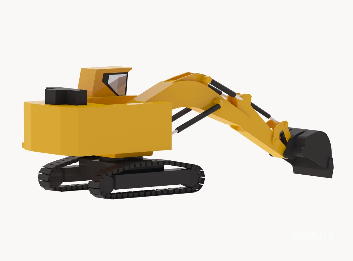 Excavator Construction PC4000 Simplified Image 2