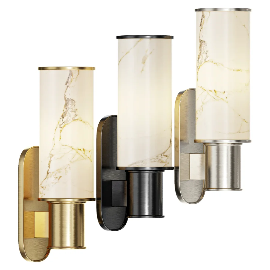 Harlin Wall Sconce in Alabaster Image 1