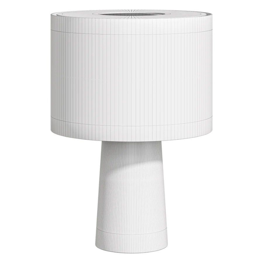 Blendra Graphic Cylindrical Form Pattern Table Lamp Image 3