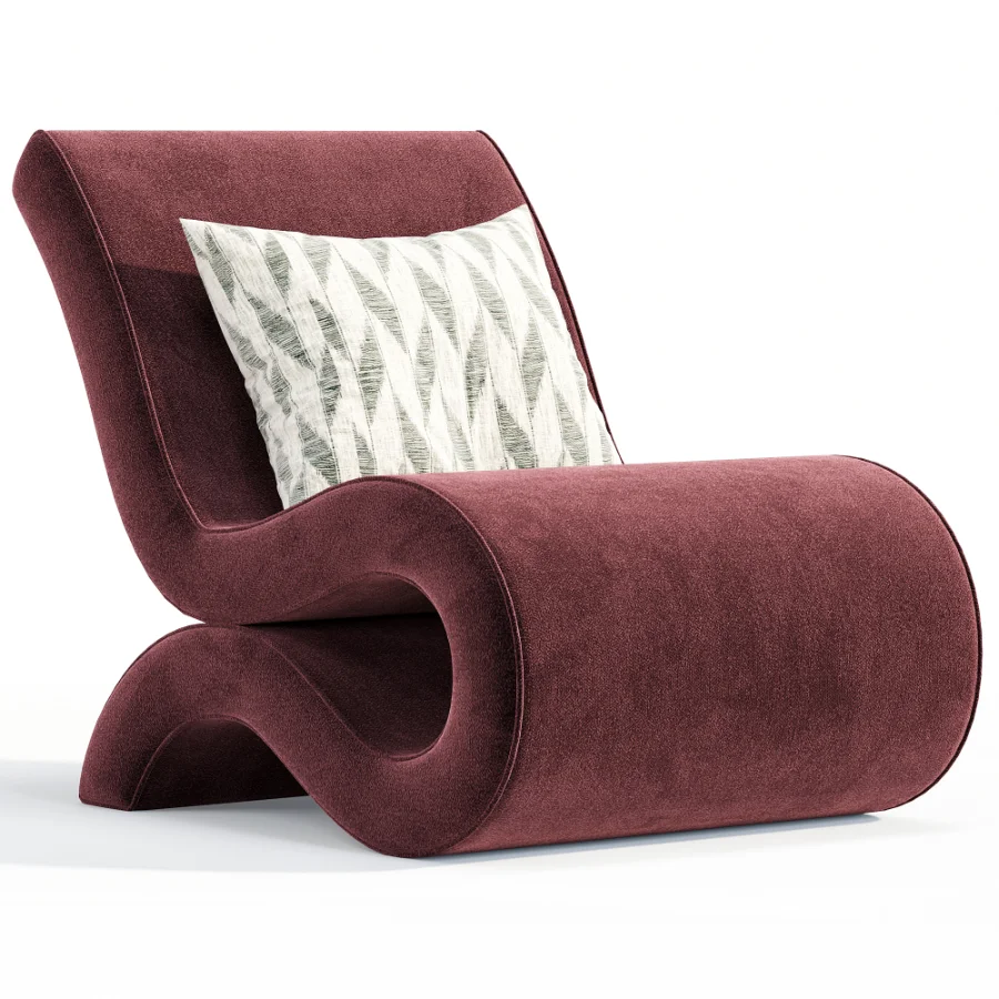 Desiree Boucle Armchair By Meridian Image 4