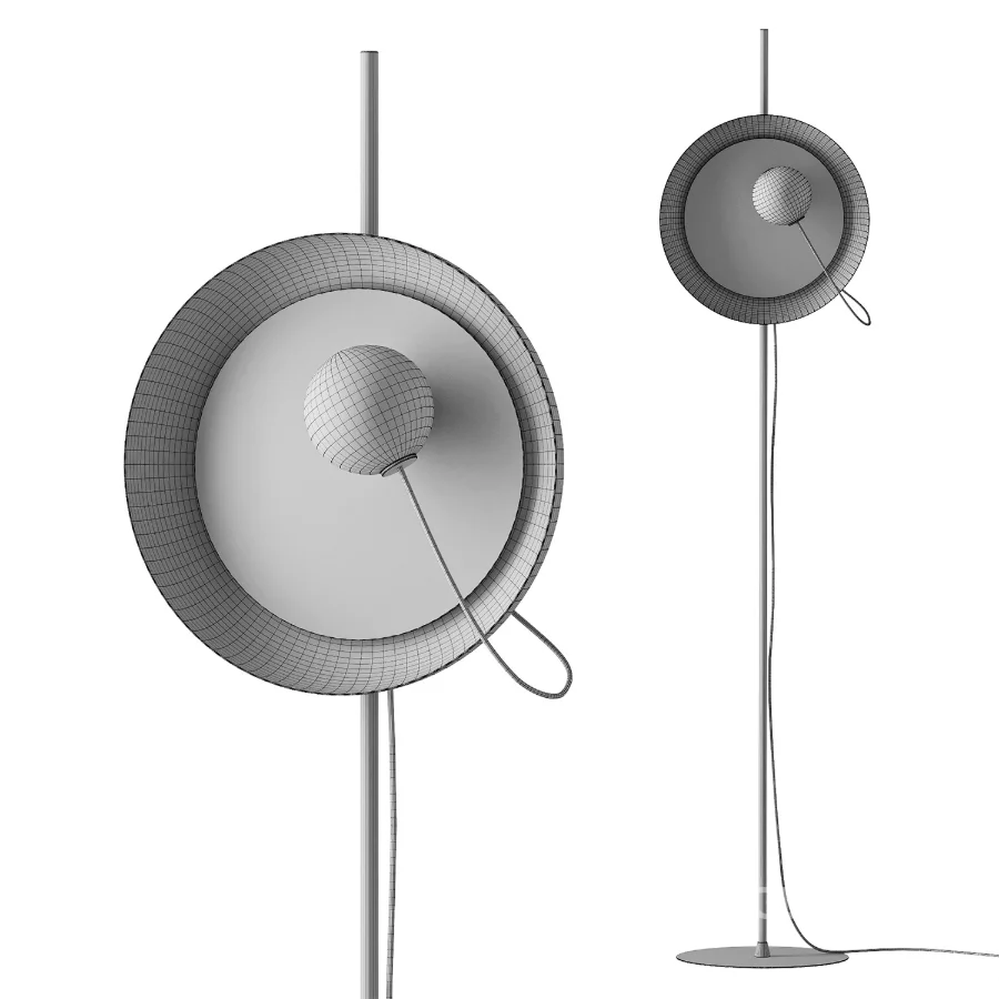 Acoustic Disc Floor Lamp Image 3