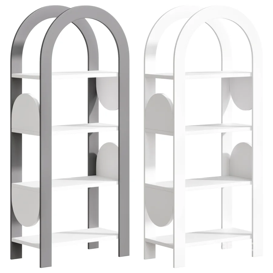 Devi Rack With Shelves Made Of MDF Image 3