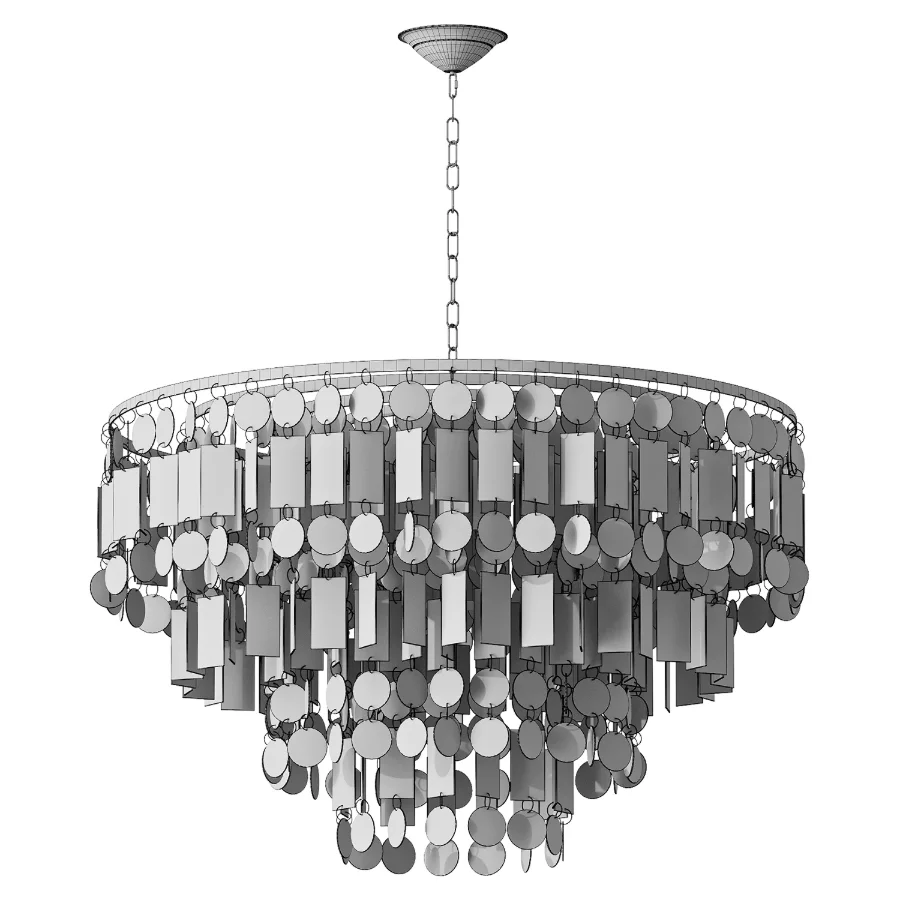 Capiz Shell Chandelier Image 3