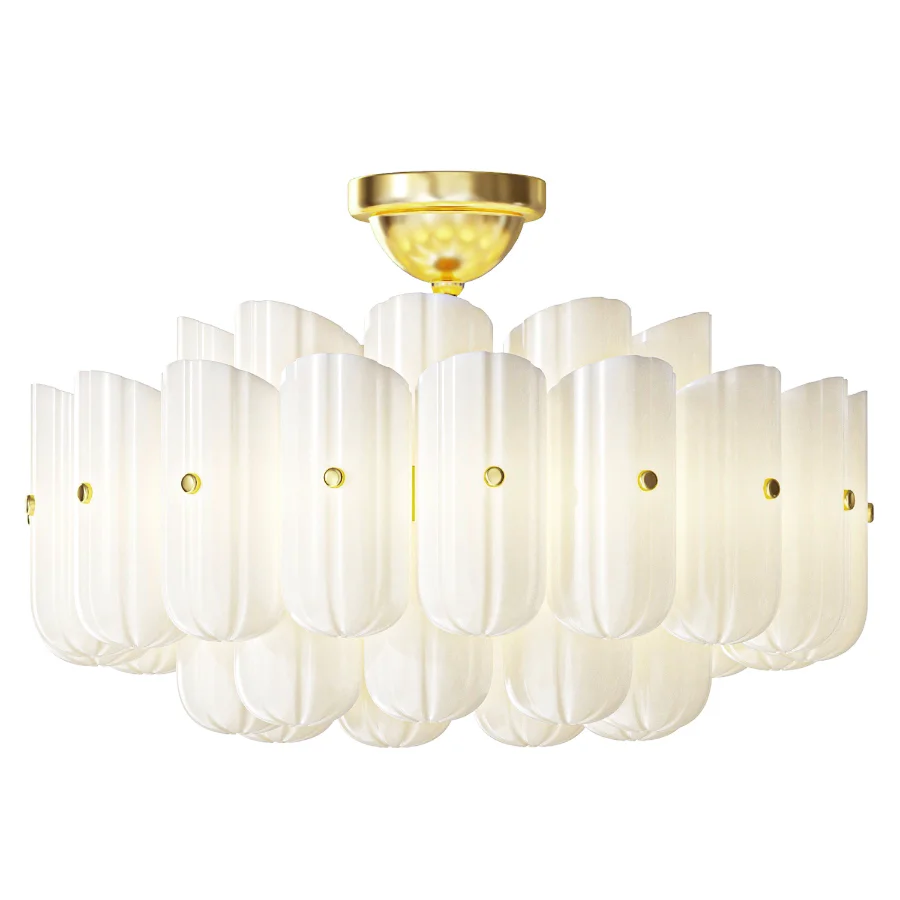Roll & Hill Lorna LED Double Tier Flush Mount Image 1